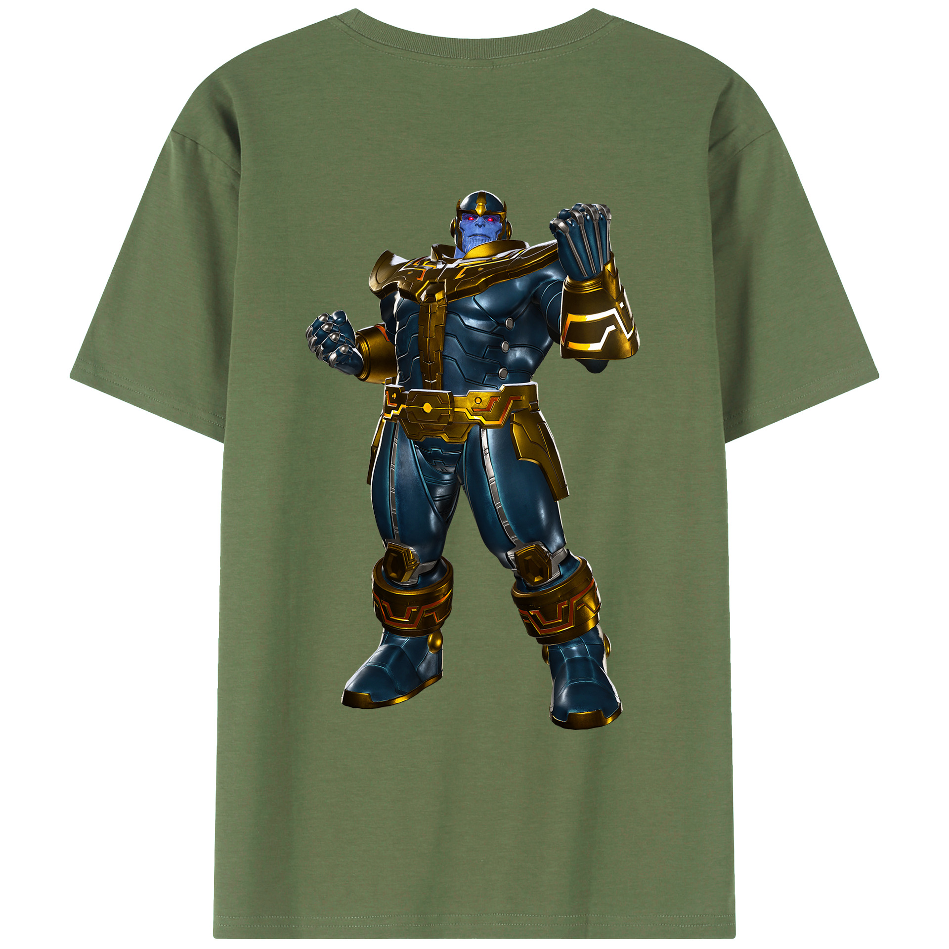 （画像用） アベンジャーズ The Avengers 綿100％ メンズ半袖Tシャツ（バックプリント） 通気性